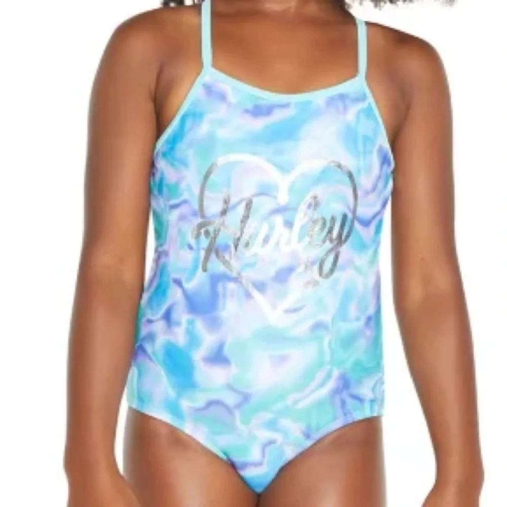 Hurley Girls One-Piece Swimsuit - Sz 5/6